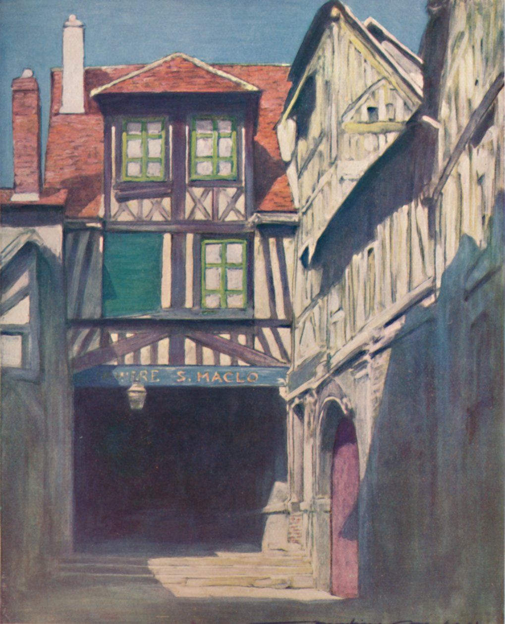 „Rouen”, 1903 autorstwa Mortimer L Menpes