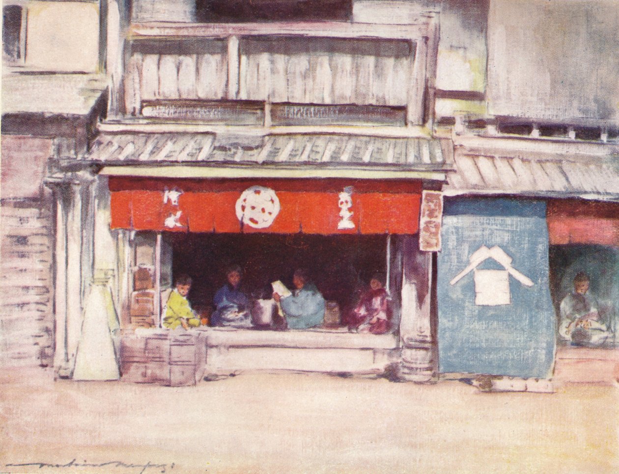 „Letnie popołudnie”, ok. 1887, 1901 r. autorstwa Mortimer L Menpes