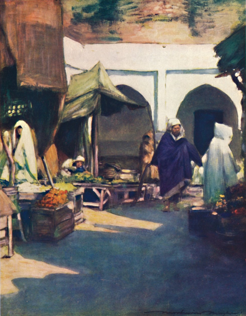 „Tanger”, 1903. autorstwa Mortimer L Menpes