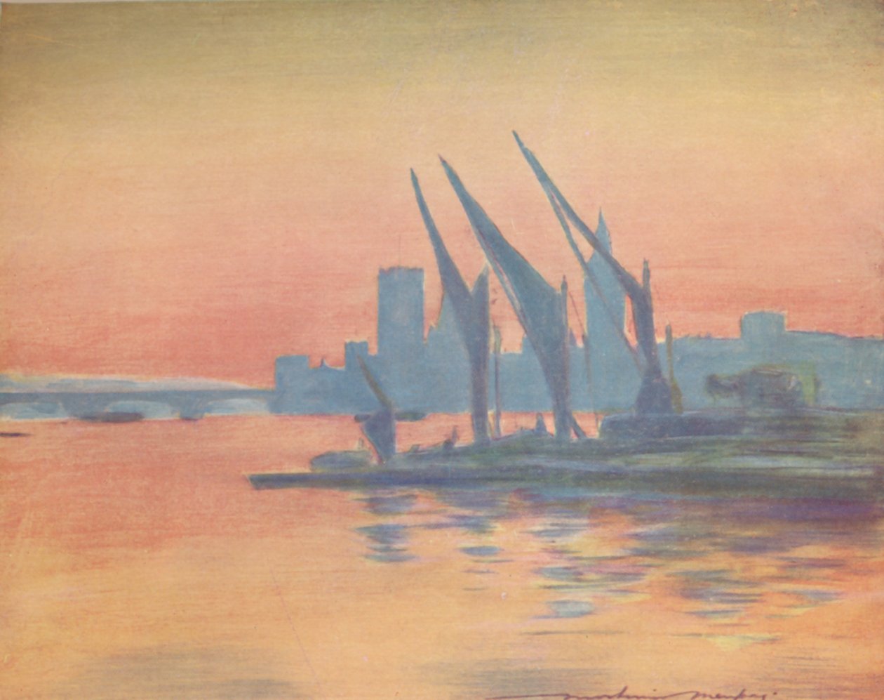 „Westminster”, 1903 autorstwa Mortimer L Menpes