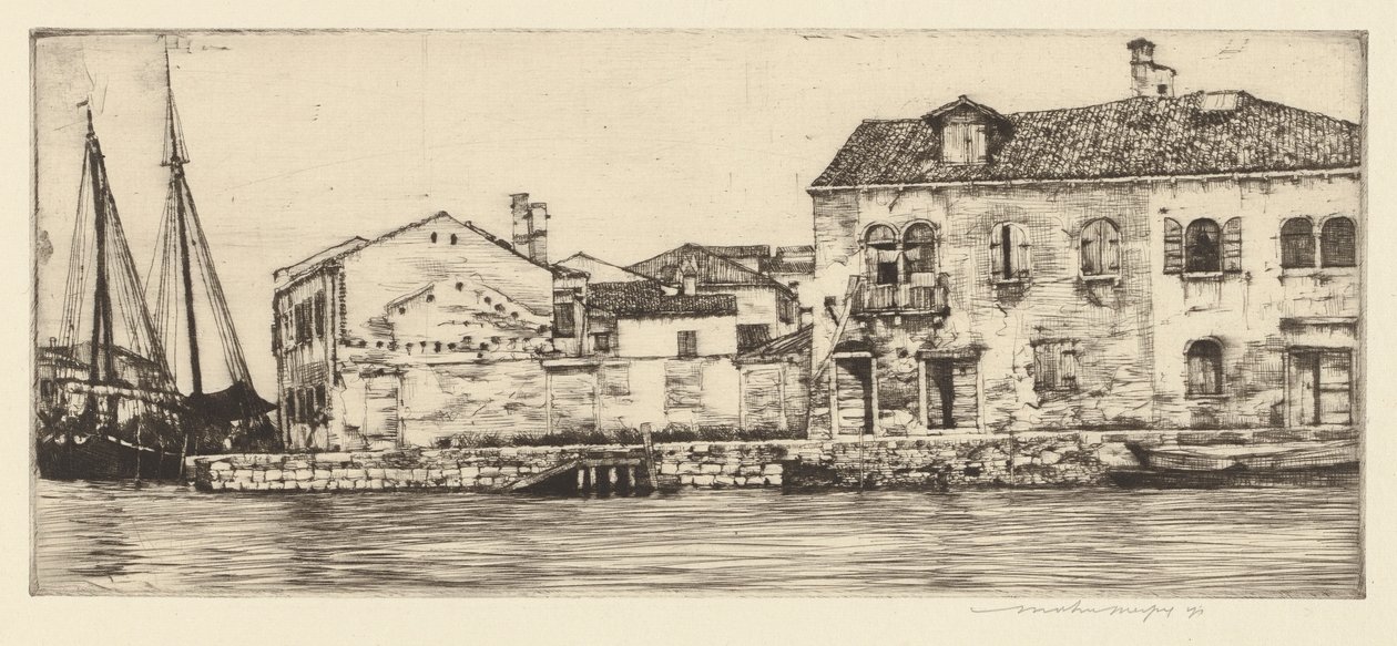 Giudecca, Wenecja autorstwa Mortimer Menpes