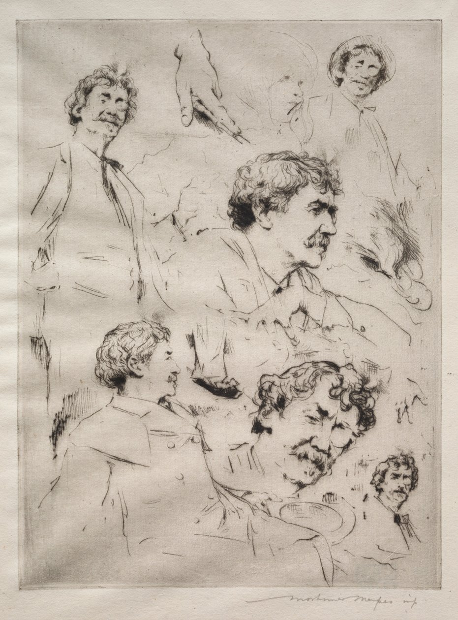 Jamesa MacNeilla Whistlera. autorstwa Mortimer Menpes
