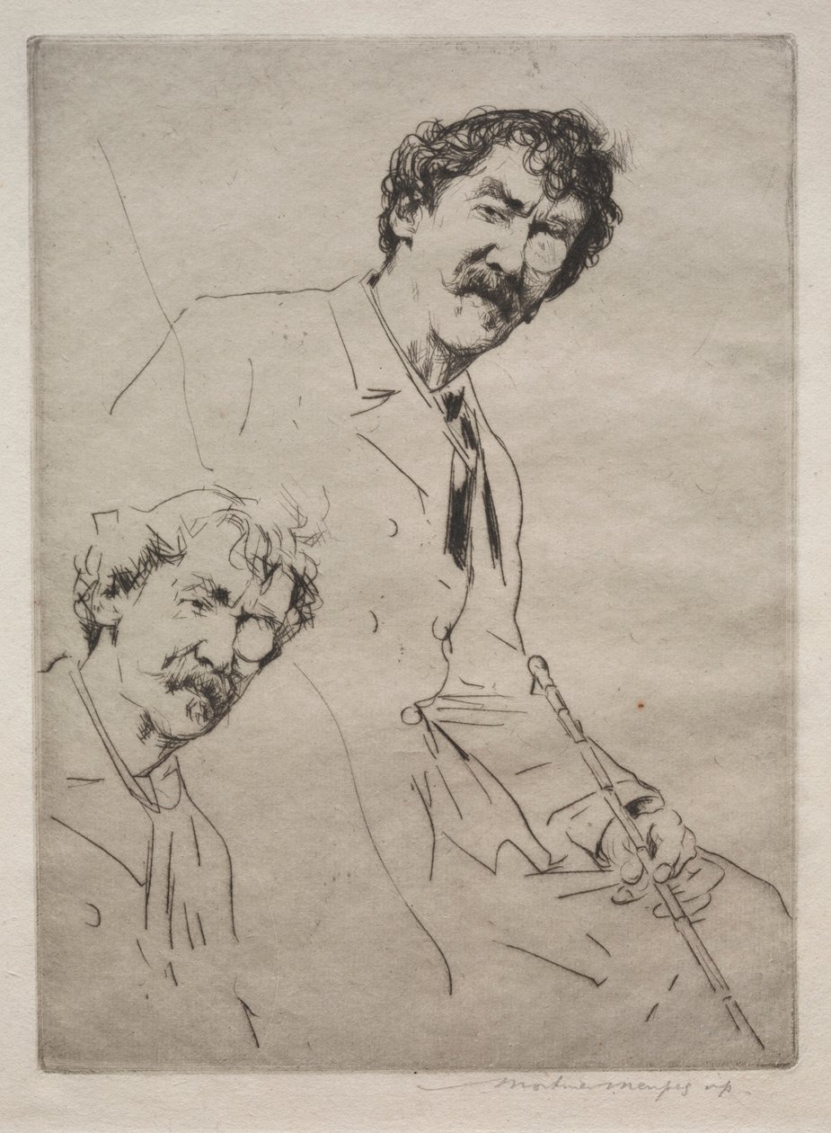 Jamesa MacNeilla Whistlera. autorstwa Mortimer Menpes