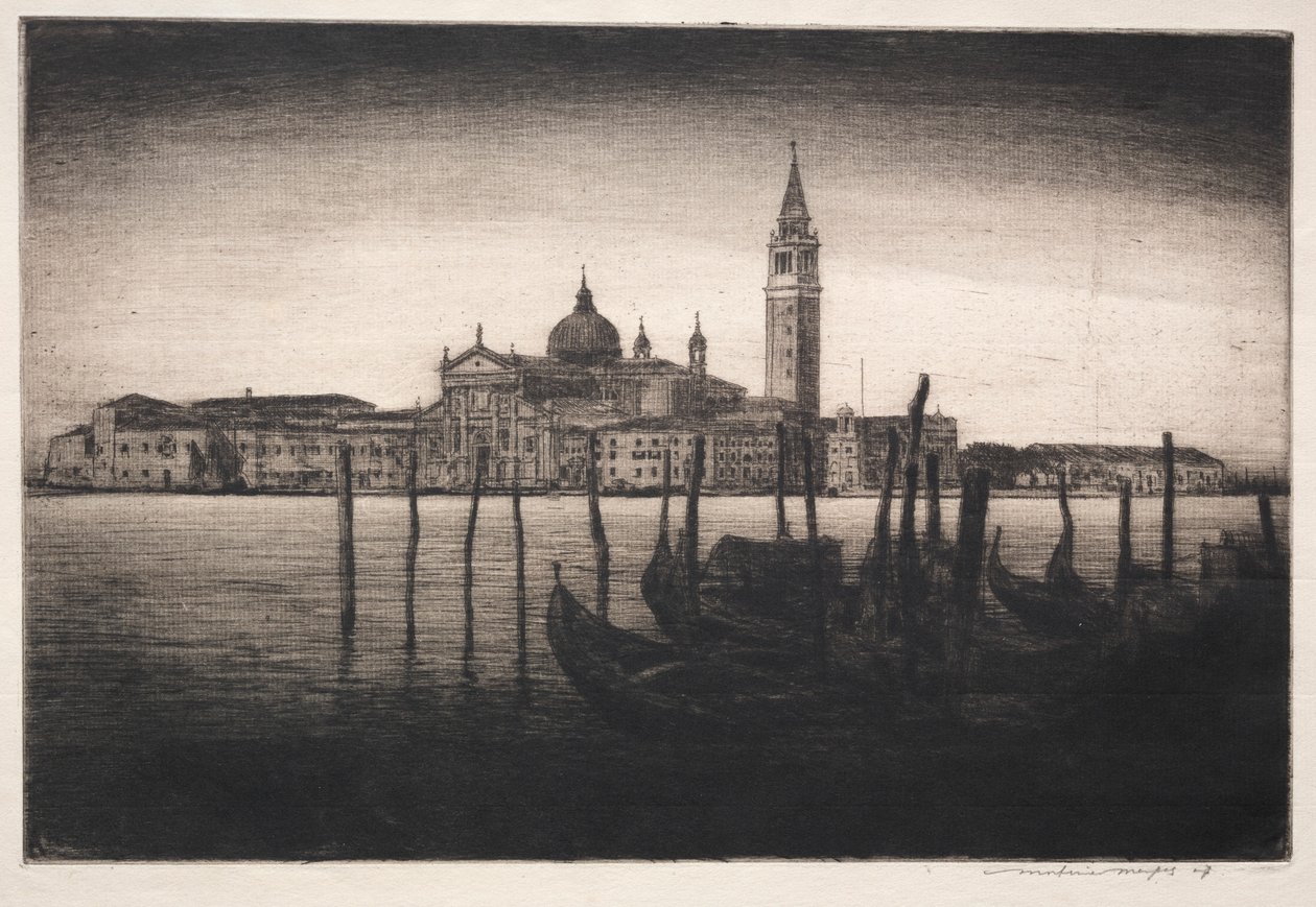 San Giorgio Maggiore, 1910. autorstwa Mortimer Menpes