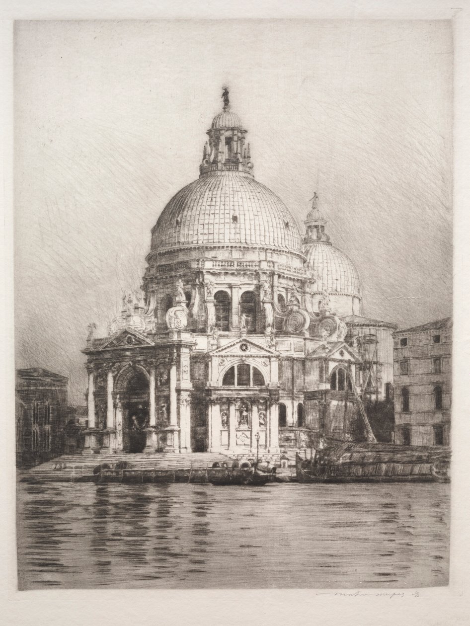 Santa Maria Della Salute nr 1, 1910. autorstwa Mortimer Menpes