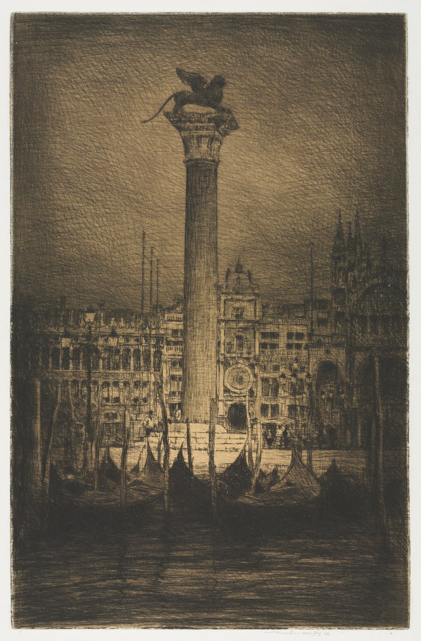 Plac św. Marka autorstwa Mortimer Menpes