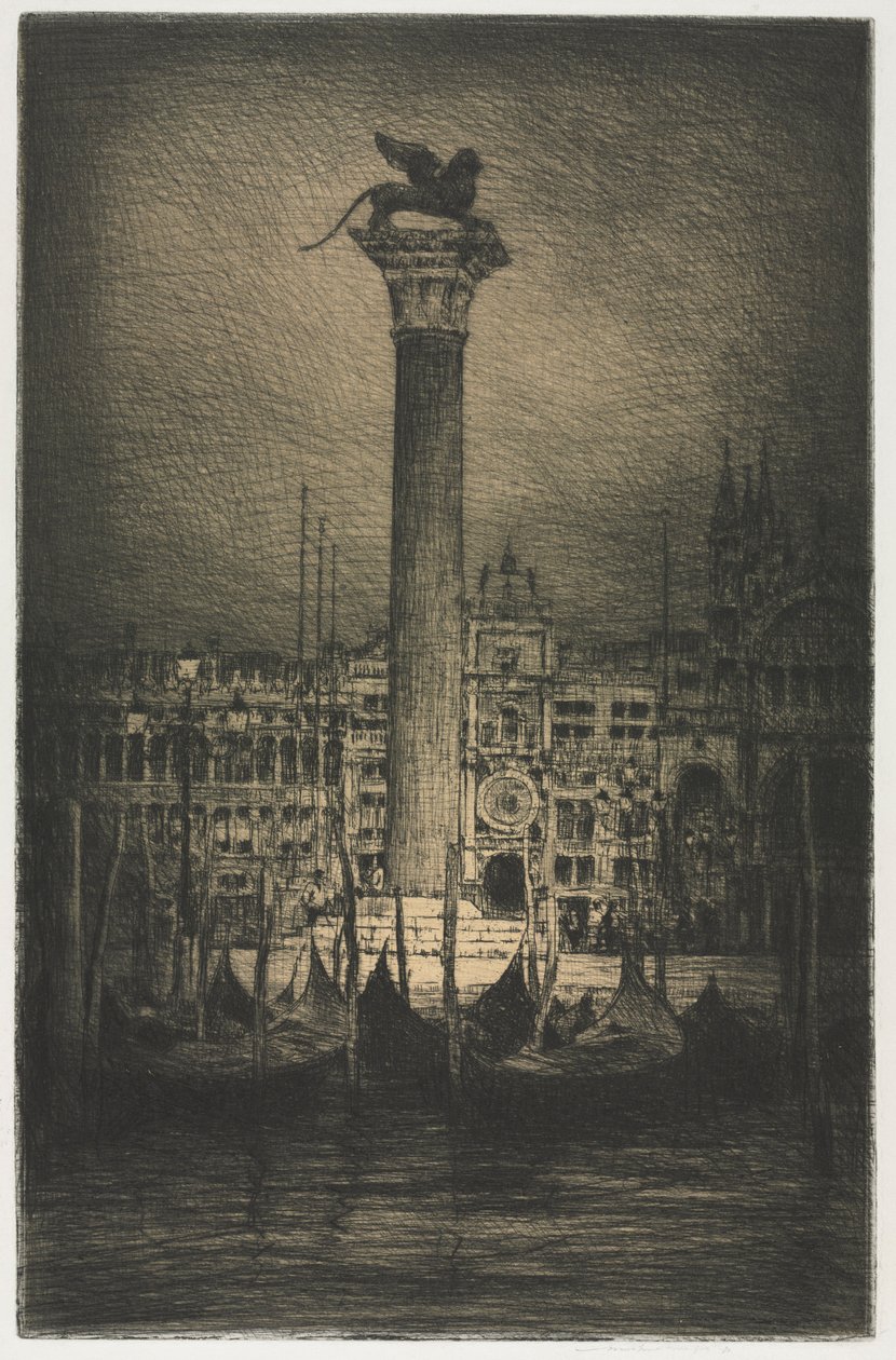 Plac św. Marka, 1910. autorstwa Mortimer Menpes
