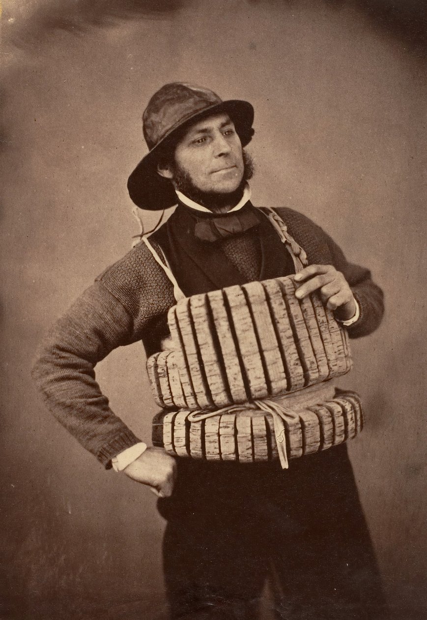 Kapitan łodzi ratunkowej Tenby, 1853-56. autorstwa Mr. Gonne
