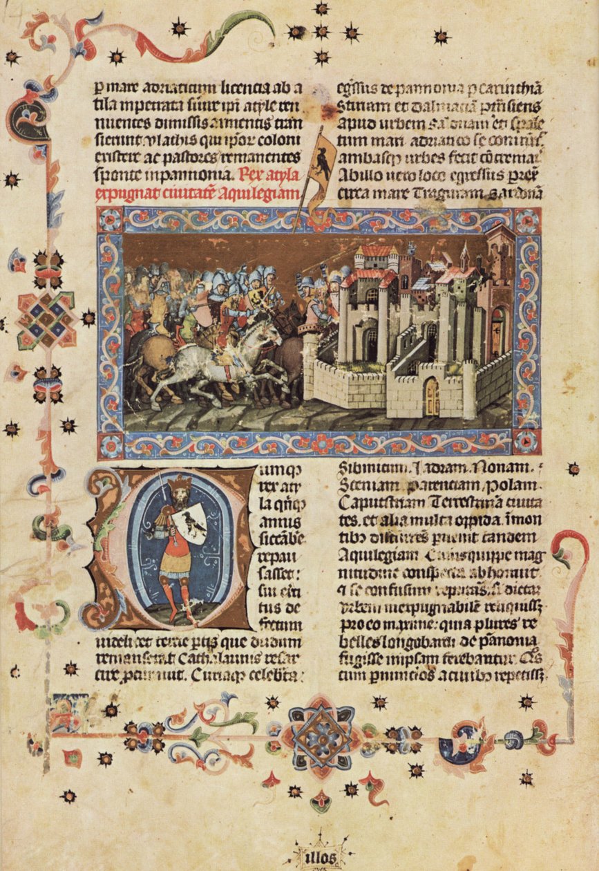 Kronika iluminowana; Chronicon Pictum; Kronika obrazkowa 14 autorstwa Márk Kálti