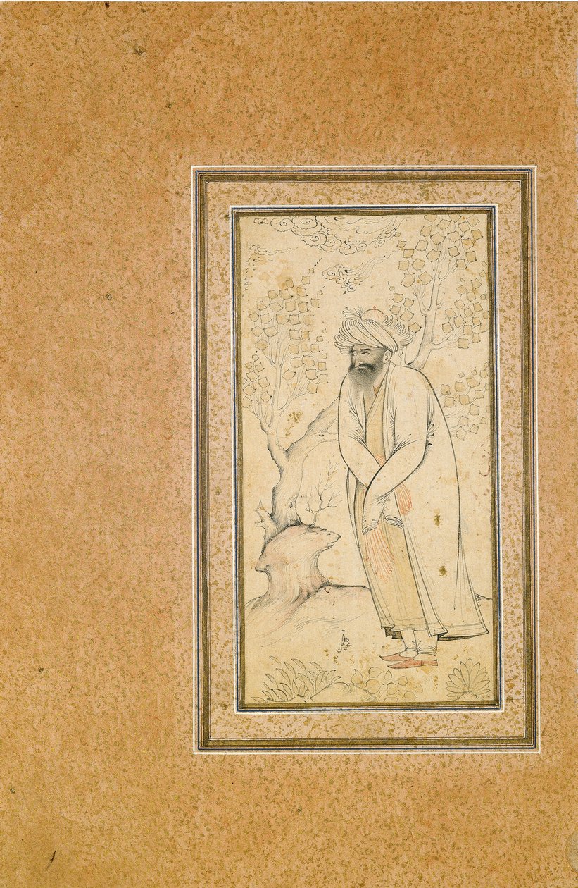 Stojący derwisz autorstwa Muhammad Muhsin