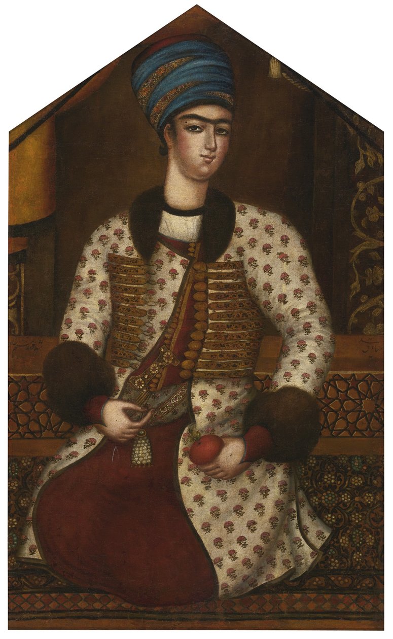 Portret Rustama Khana Zand autorstwa Muhammad Sadiq