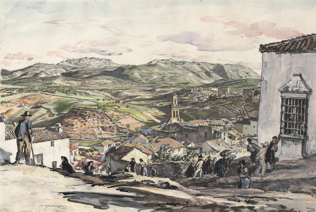 Andaluzja, Hiszpania autorstwa Muirhead Bone