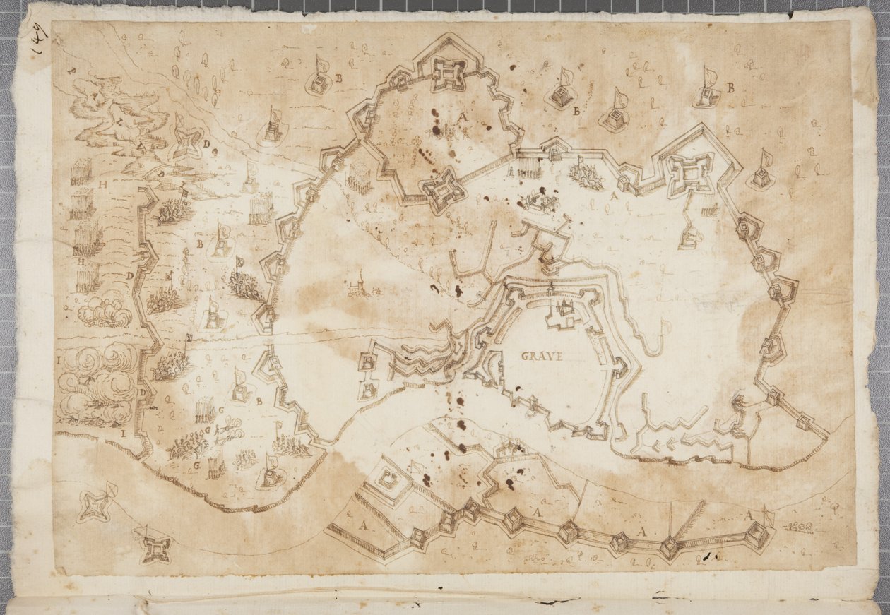 Portfolio rysunków Mutio Oddiego z Urbino i innych, s.119, c.1635-40 autorstwa Muzio Oddi