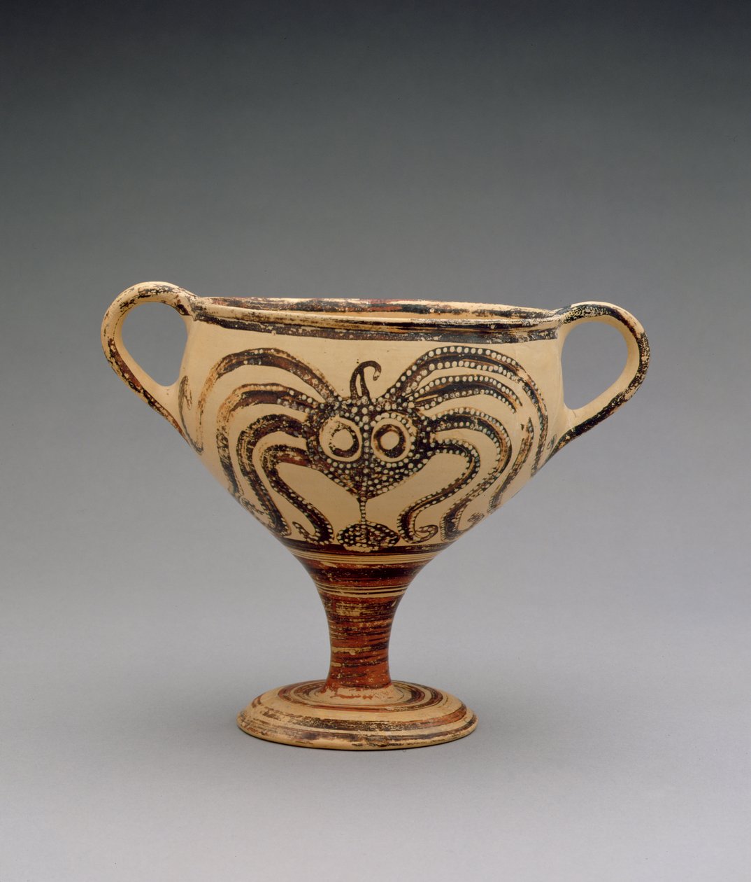 Kylix, ok. 1350 pne (ceramika) autorstwa Mycenaean