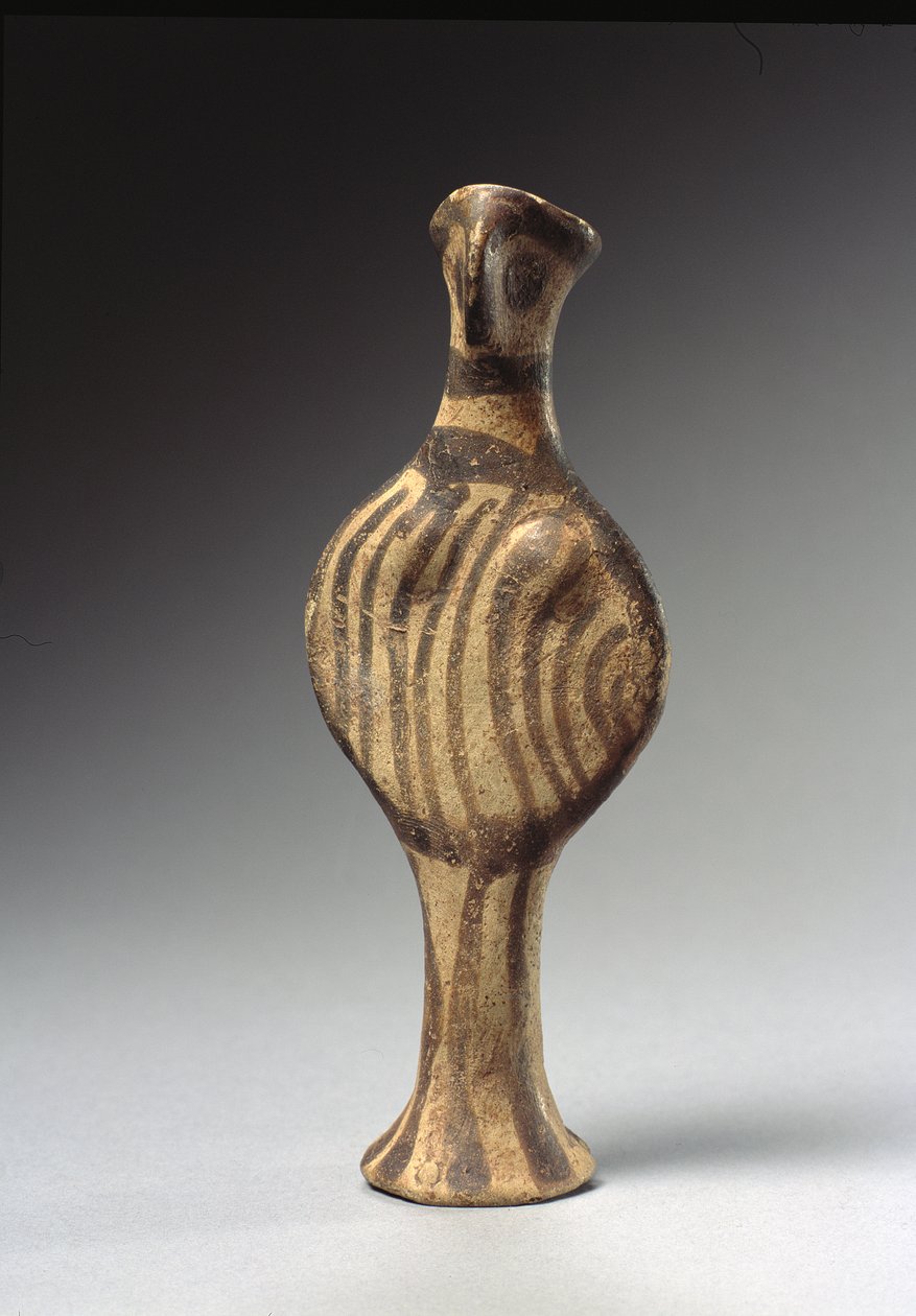 Figurka „Psi”, ok. 1400-1300 pne (terakota) autorstwa Mycenaean