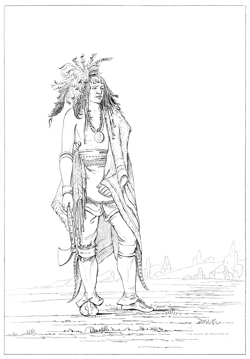 Odważni Irokezi, 1841. autorstwa Myers and Co