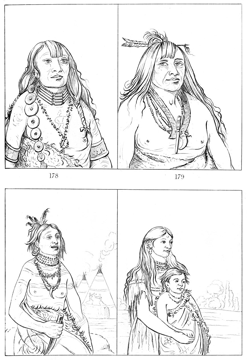Kiowas, 1841. autorstwa Myers and Co