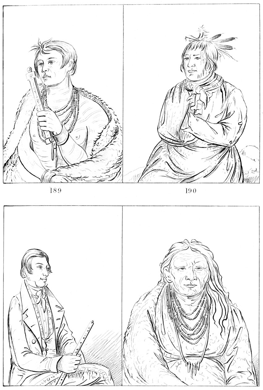 Potowatomies i Kaskasias, 1841. autorstwa Myers and Co