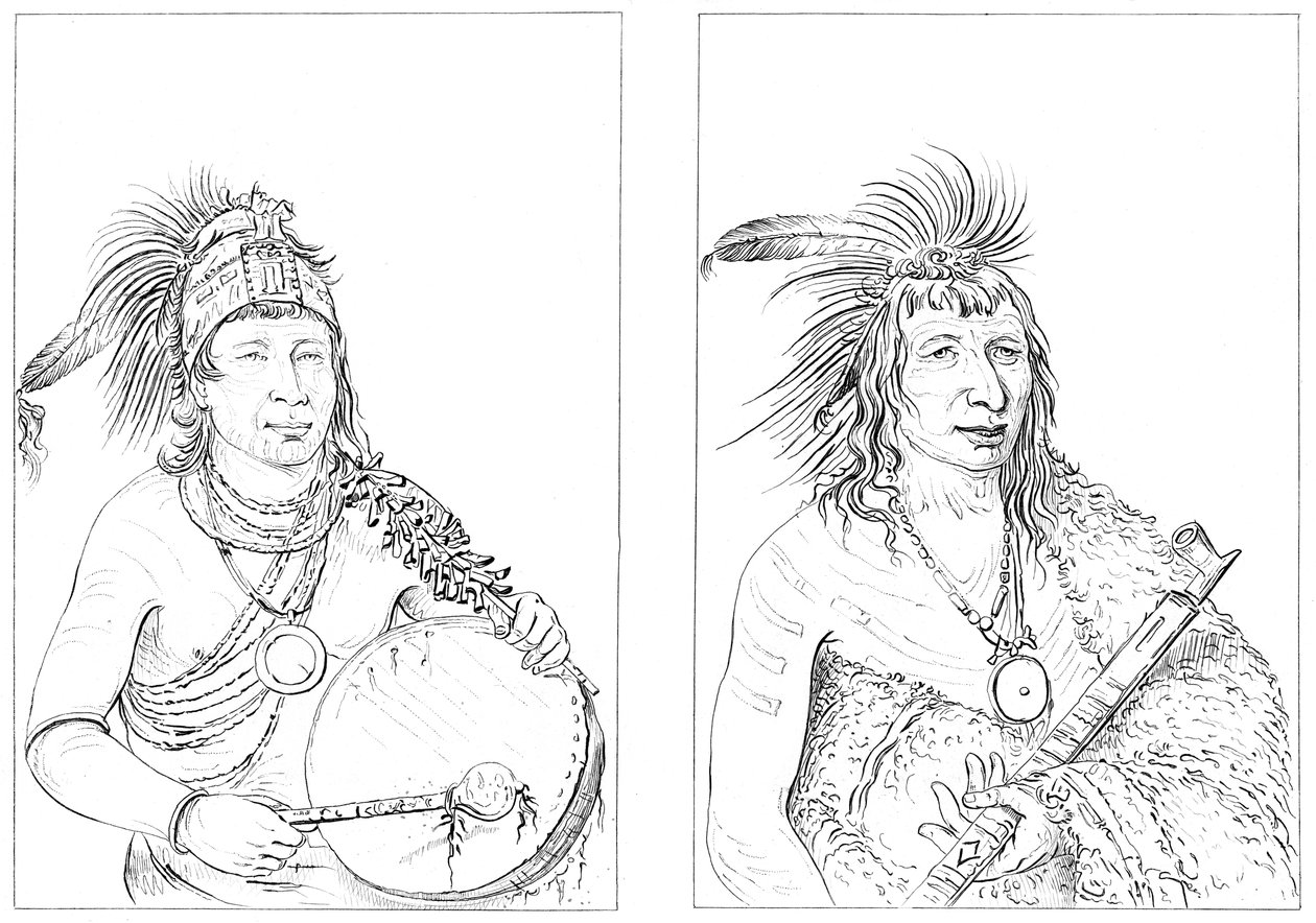 Siuks, 1841. autorstwa Myers and Co