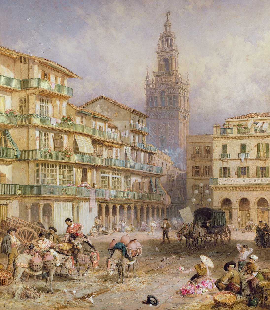 Sewilla autorstwa Myles Birket Foster