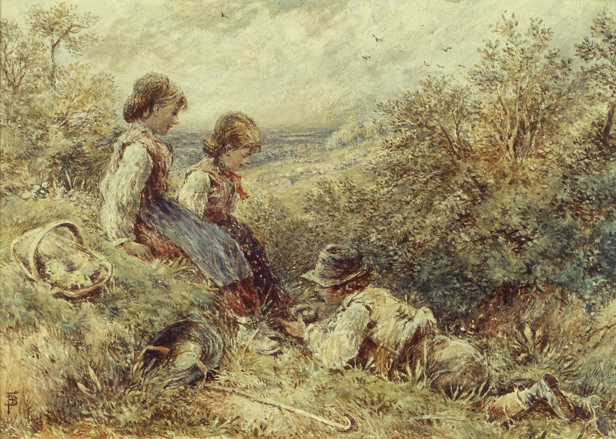 Nieznany obraz autorstwa Myles Birket Foster
