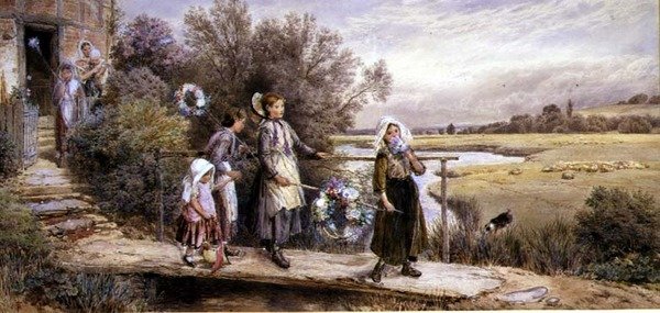 Idąc na Targi autorstwa Myles Birket Foster