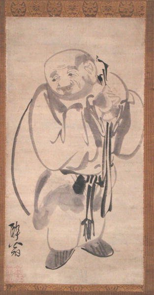 Po-dae (pióro i atrament na papierze) autorstwa Myong kuk Kim