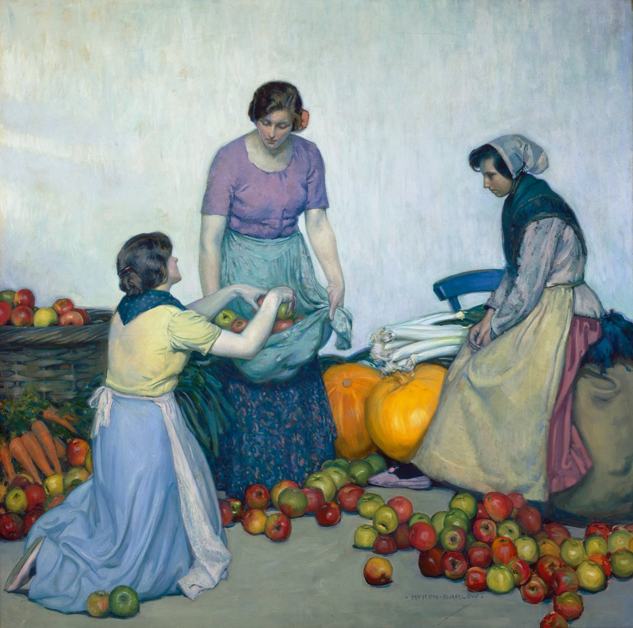 Jabłka, ok. 1914 autorstwa Myron G. Barlow