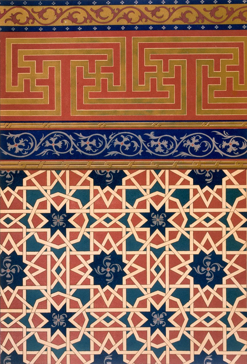 Pl 22 Dekoracja architektoniczna, prob mozaika, z obramowaniem, XIX w. (folio) autorstwa N. Simakoff