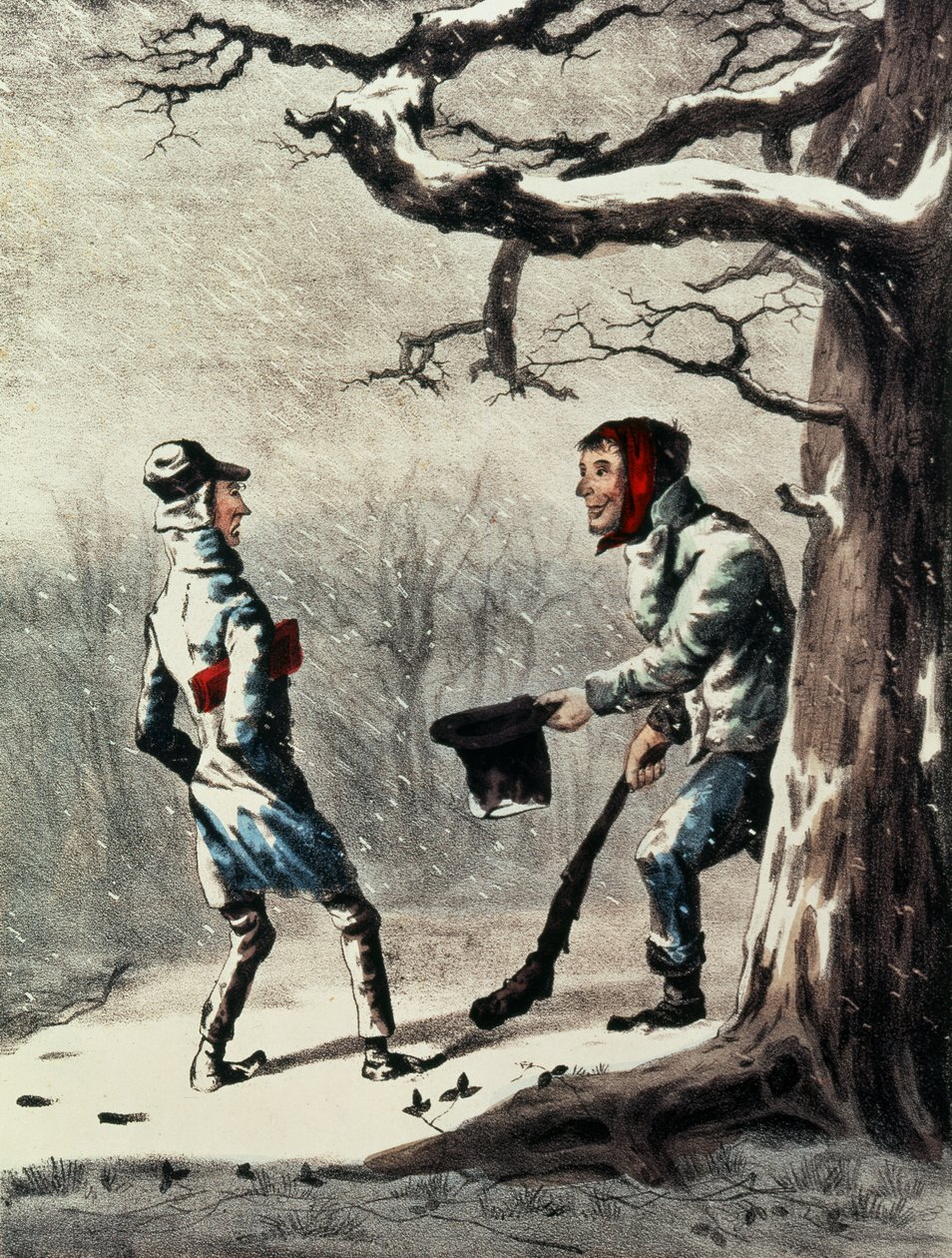 Szczęśliwego Nowego Roku autorstwa N. and Ives, J.M. Currier