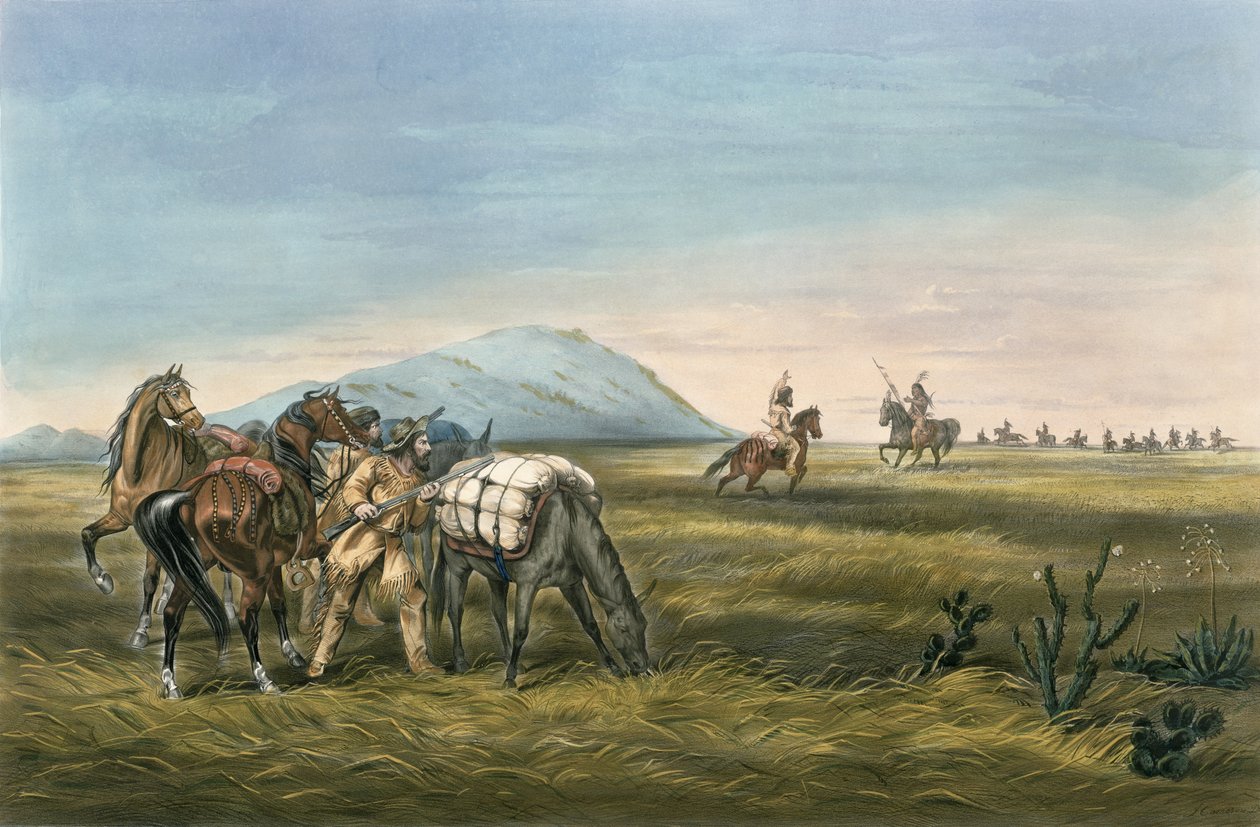 Parley, przygotowany na wypadek sytuacji kryzysowej, 1866 autorstwa N. and Ives, J.M. Currier