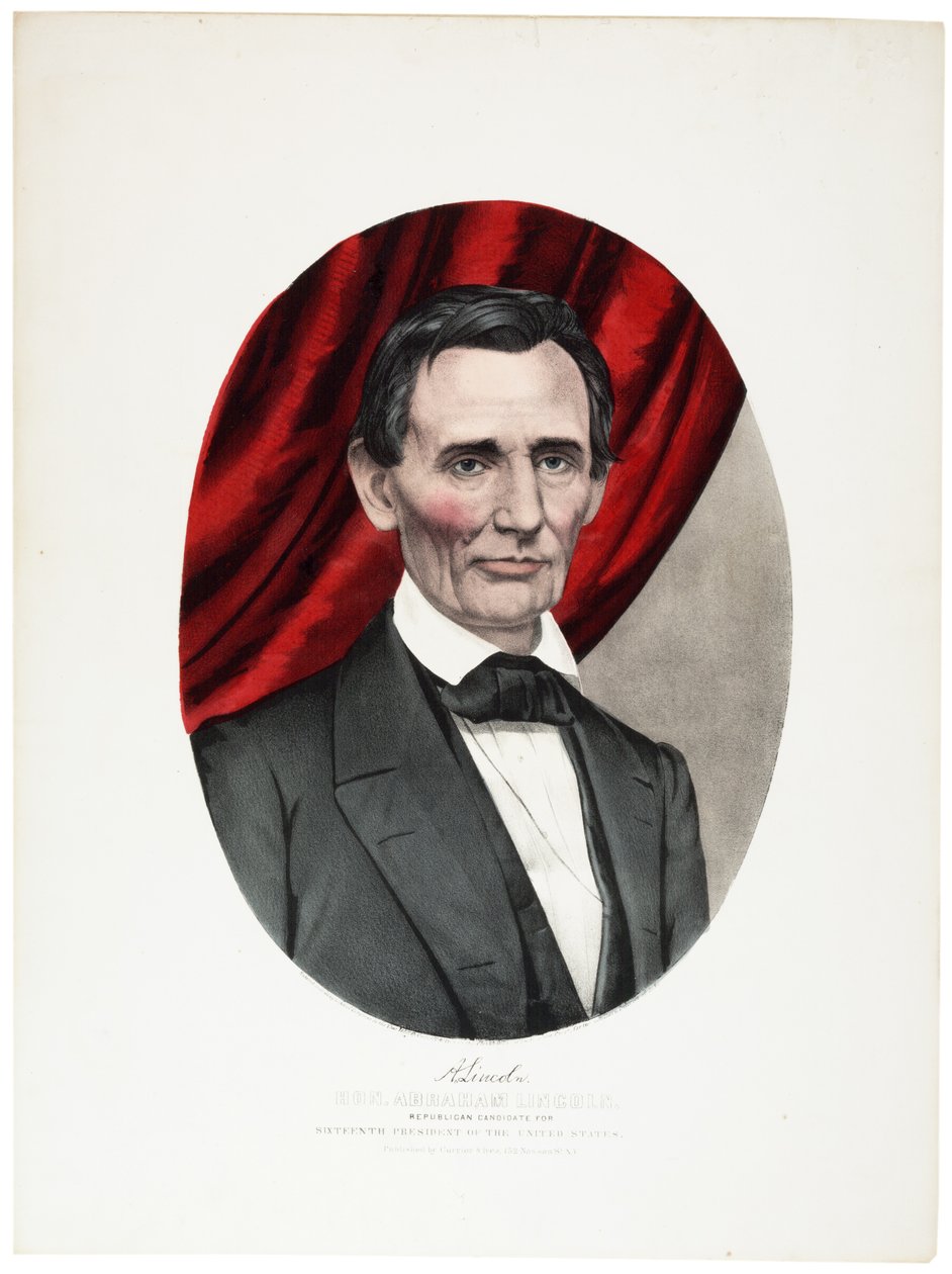 Abraham Lincoln, 1860 autorstwa N. and Ives, J.M. Currier