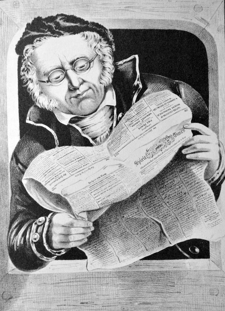Currier & Ives ilustracja XIX wieku. Patrząc w autorstwa N. and Ives, J.M. Currier