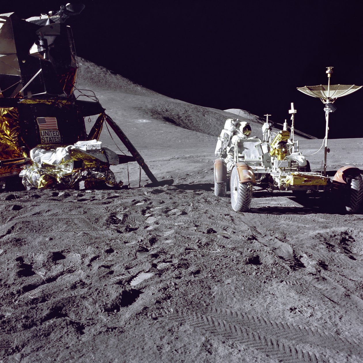Apollo 15 - NASA, 1971. autorstwa NASA Images