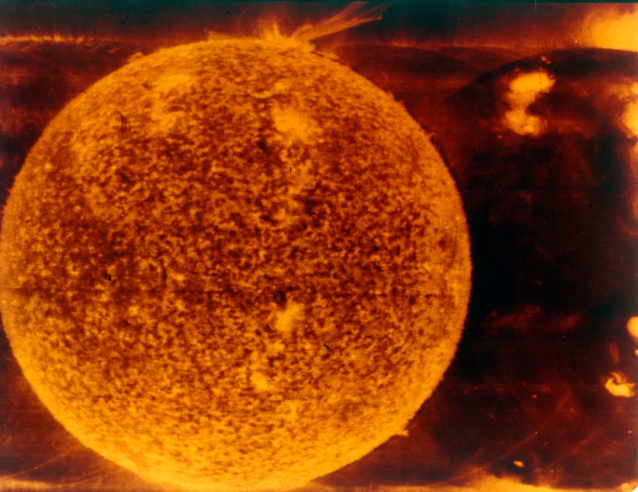 Erupcja słoneczna, 10 czerwca 1973. autorstwa NASA Images