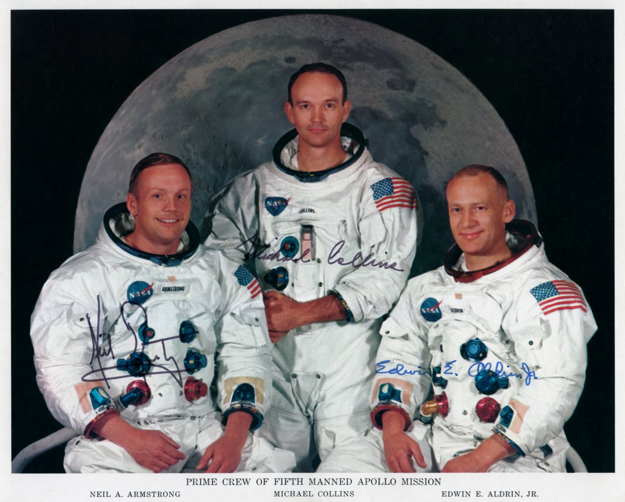 Załoga Apollo 11, 1969. autorstwa NASA Images