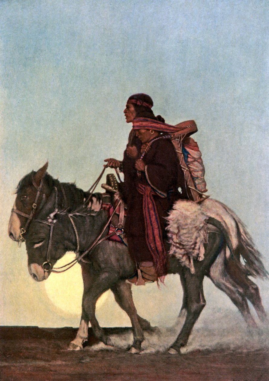 „Na październikowym szlaku”, początek XX wieku. autorstwa NC Wyeth