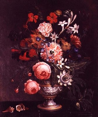 Martwa natura (jeden z pary) autorstwa N. Javrillard