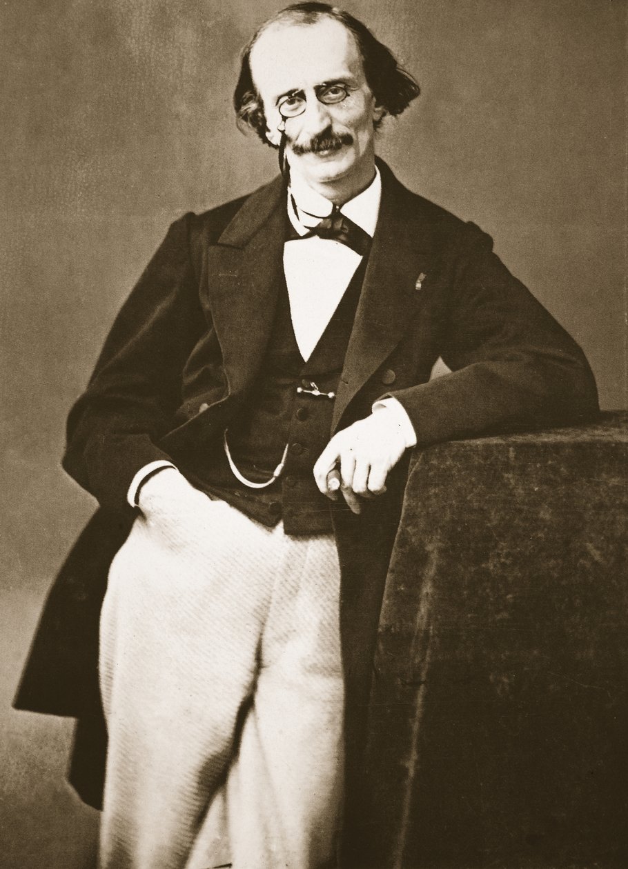 Jacques Offenbach, 1865 (fotograwiura) autorstwa Nadar
