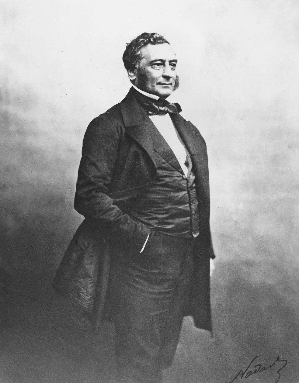 Portret Izaaka Pereire .a autorstwa Nadar