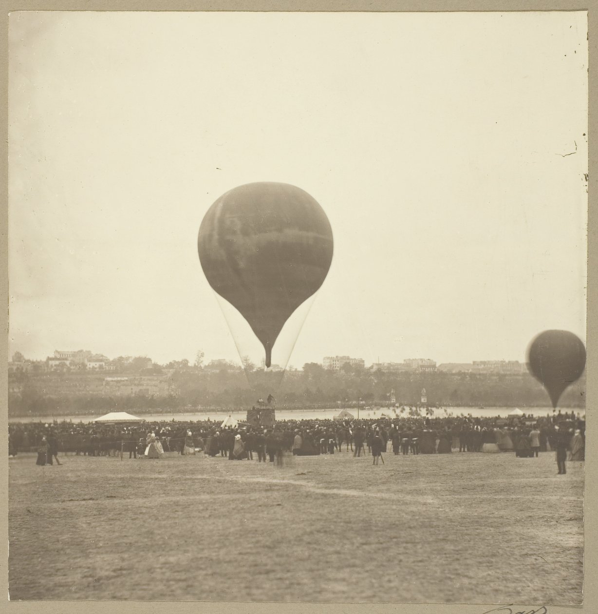 Olbrzym, Pola Marsowe, 1863 autorstwa Nadar