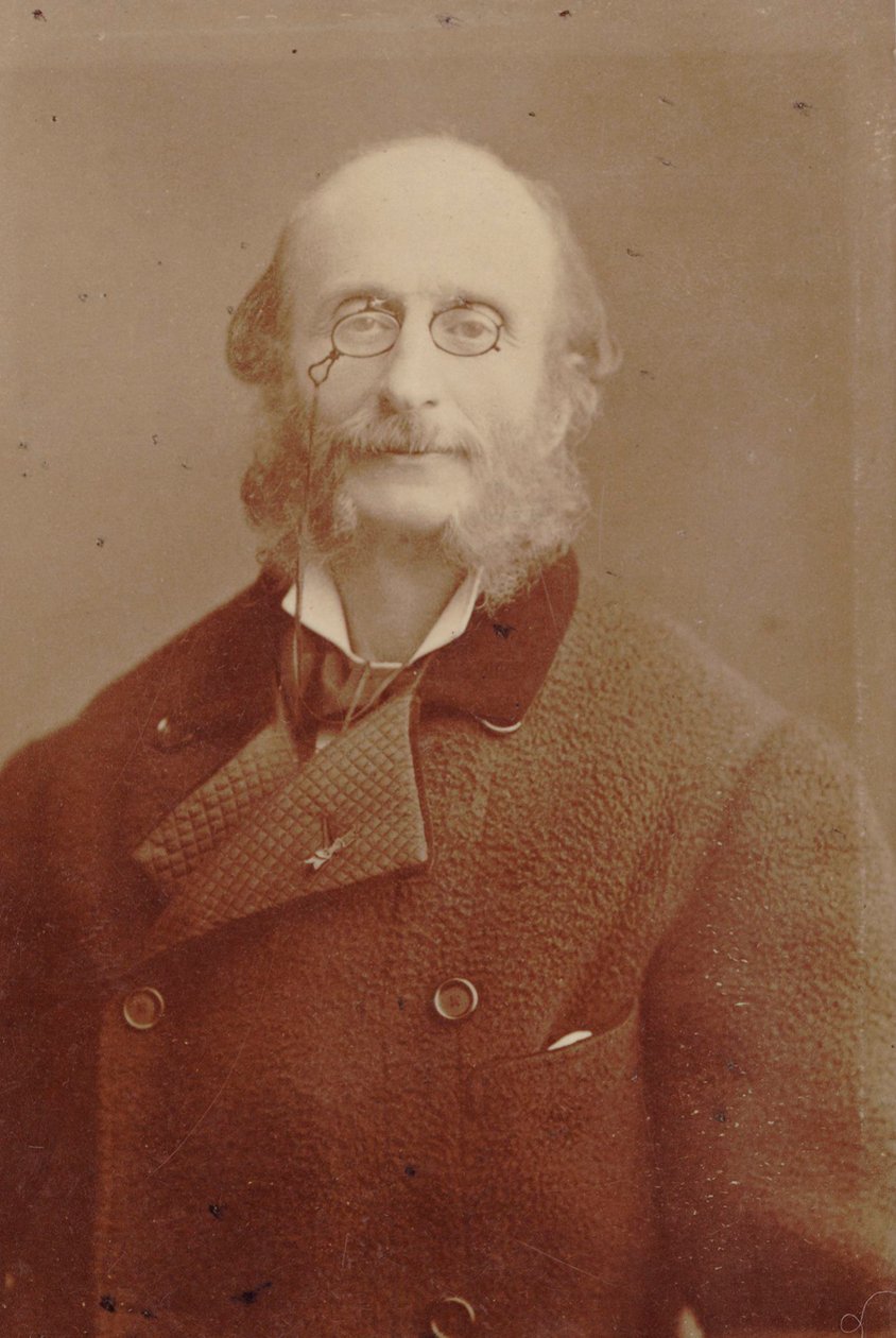 Portret Jacquesa Offenbacha 1819-1880, 1870. autorstwa Nadar