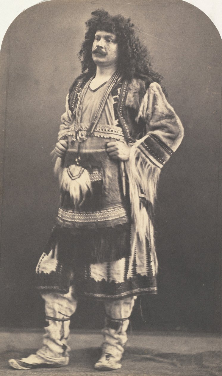 [Autoportret w kostiumie], 1862-64. autorstwa Nadar