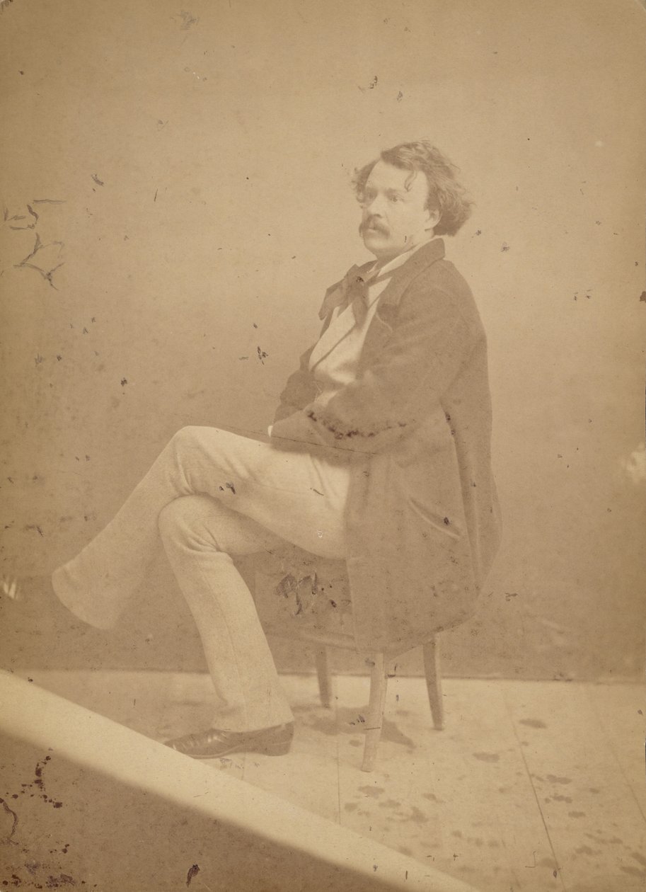 [Autoportret Félixa Nadara]. autorstwa Nadar [Gaspard Félix Tournachon]