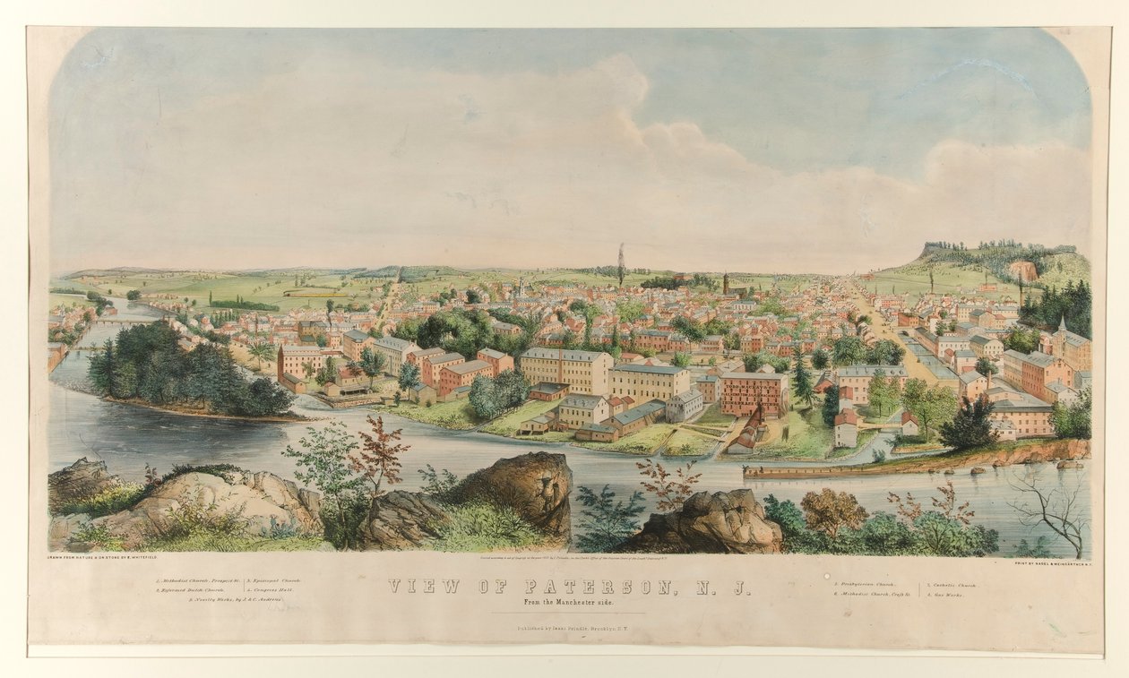 Widok Patersona, N.J. autorstwa Nagel and Weingarten