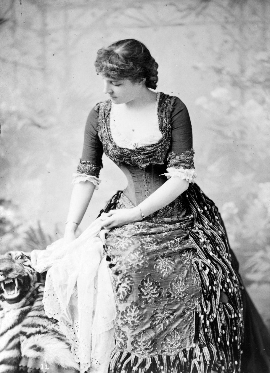 Portret Lillie Langtry, ok. 1882 r. autorstwa Napoleon Sarony