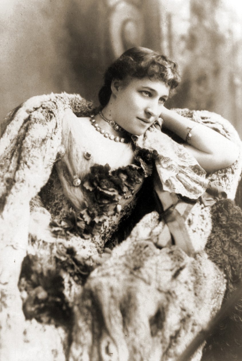 Portret Lillie Langtry, ok. 1887 r. autorstwa Napoleon Sarony