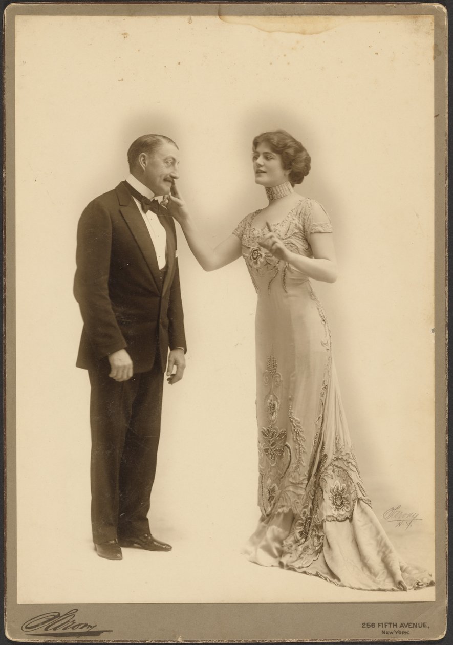 [John Drew, Jr. i kobieta]. autorstwa Napoleon Sarony