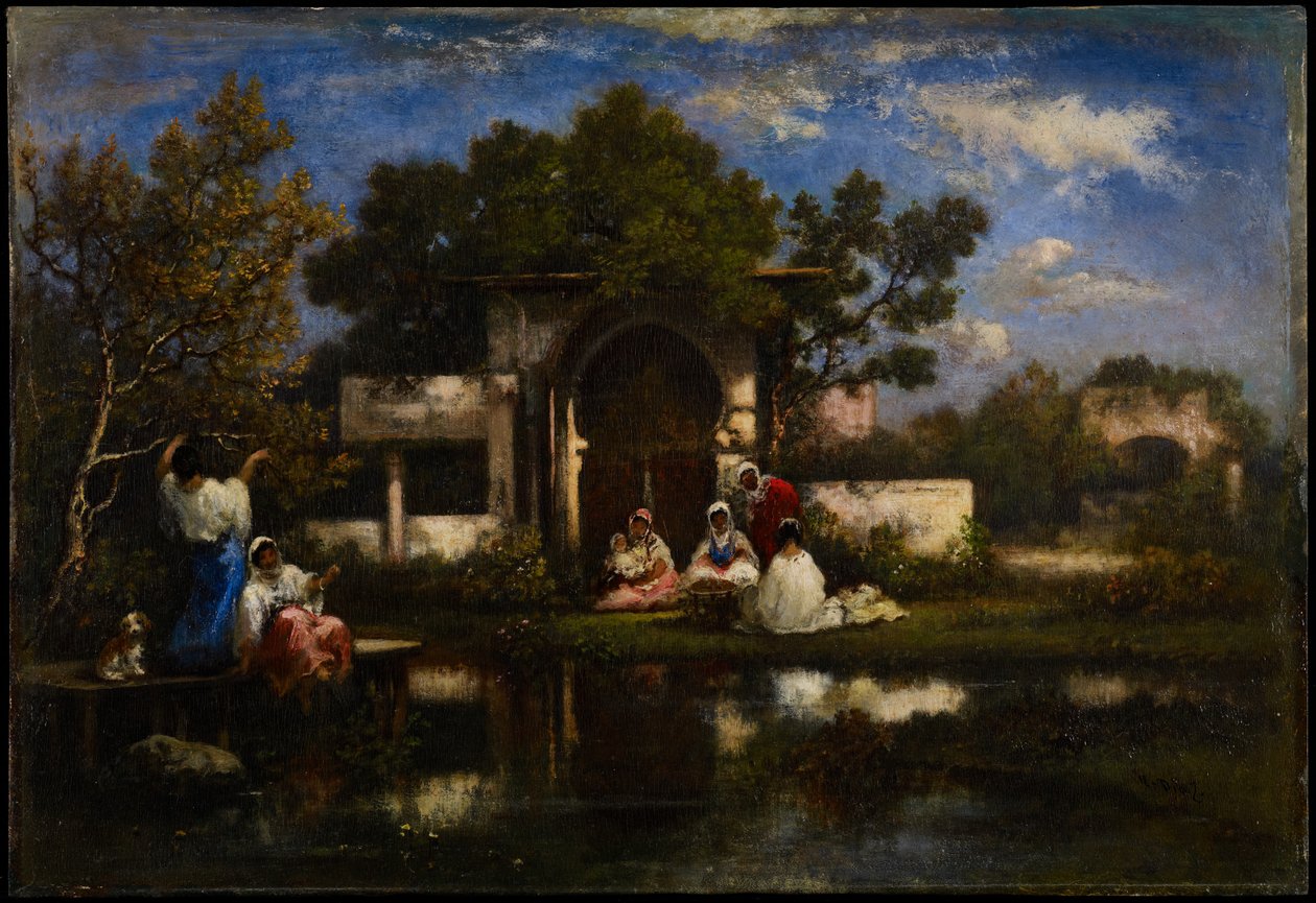 Seraglio, Konstantynopol, 1865-75 autorstwa Narcisse Virgile Diaz de la Peña