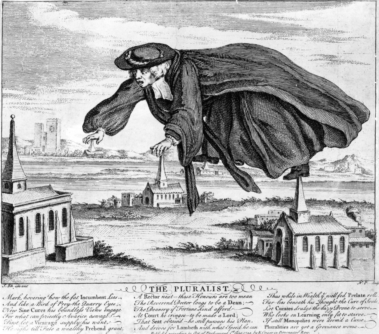 Pluralista, ok.1744 autorstwa Nathaniel Parr